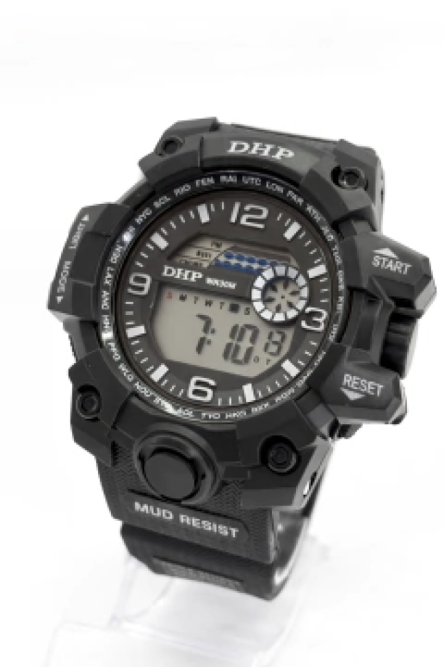 Relógio Digital DHP • 100% funcional • à prova d’água  Mod.01 SEM estojo - #3