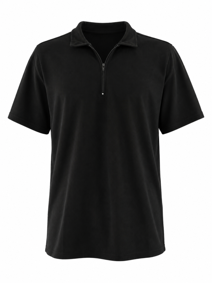 👕 T-SHIRT TRICÔ GOLA POLÓ COM ZÍPER - #3