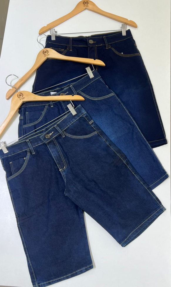 BERMUDA JEANS BÁSICA   ( Tamanho 36 ao 48 )
