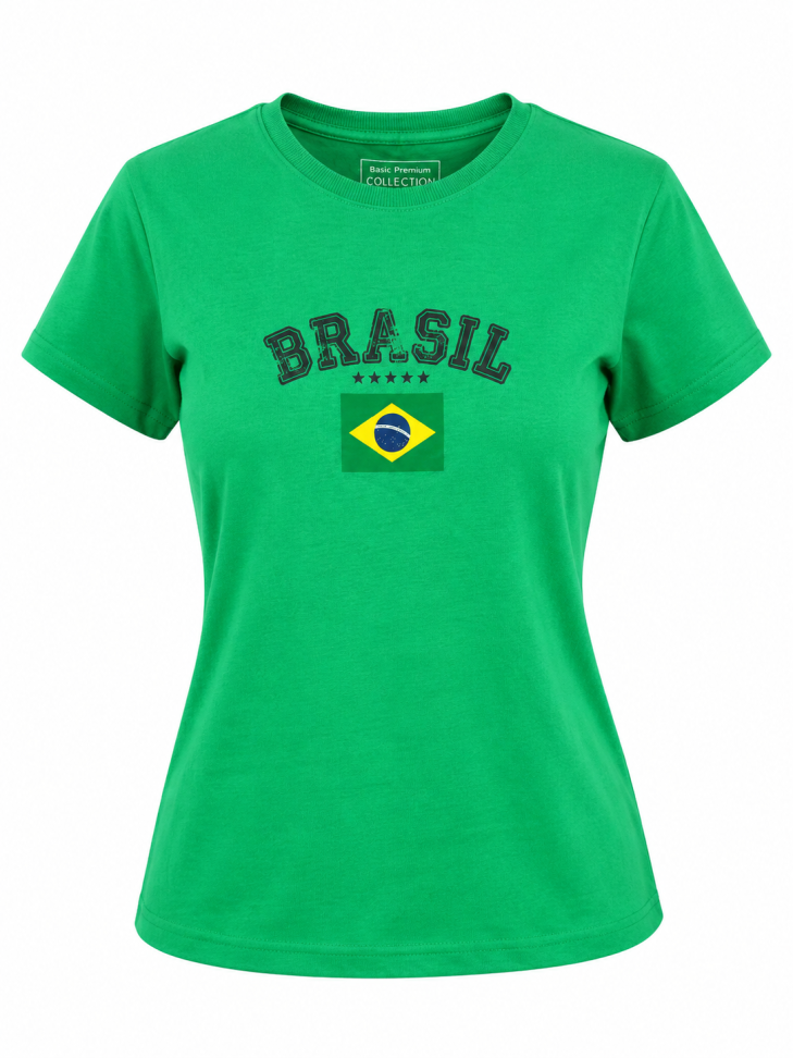 T-SHIRT FEMININA FIO 40.1 PREMIUM BRASIL BY W LIFE