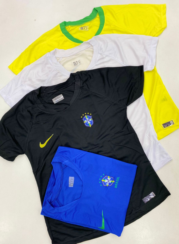 BLUSA DRI-FIT FEMININA BRASIL  ( Tamanho P ao GG )
