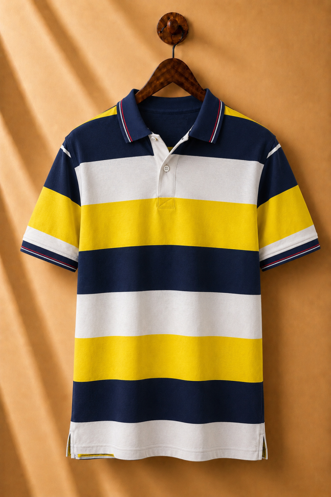 GOLA POLO PERUANA LISTRADA - #6