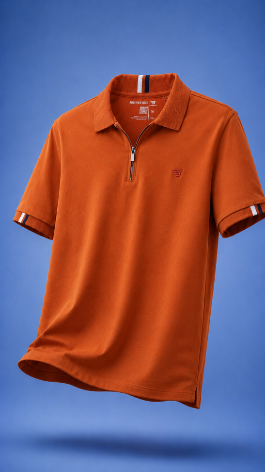 POLO COM ZIPER 100% ALGODÃO - #7