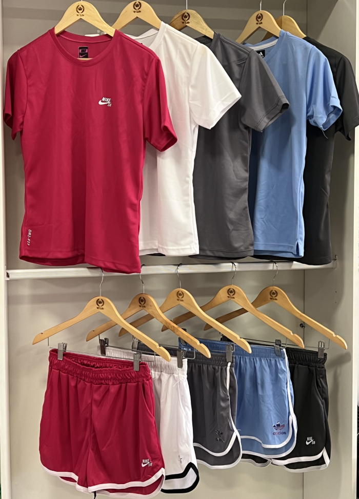 KIT CAMISA E SHORT DRI-FIT FEMININA ( Tamanho P ao GG )