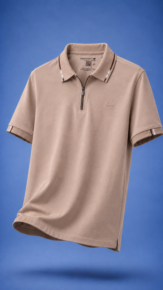 POLO COM ZIPER 100% ALGODÃO - #9