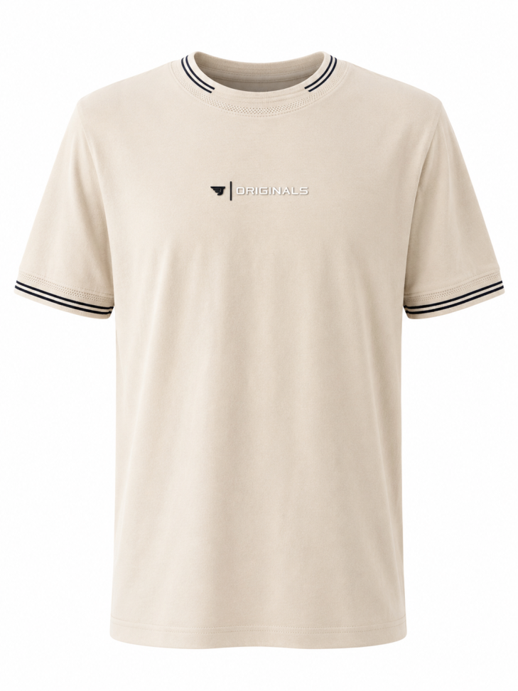 T-SHIRT SUEDINE COM PUNHO PREMIUM - #4