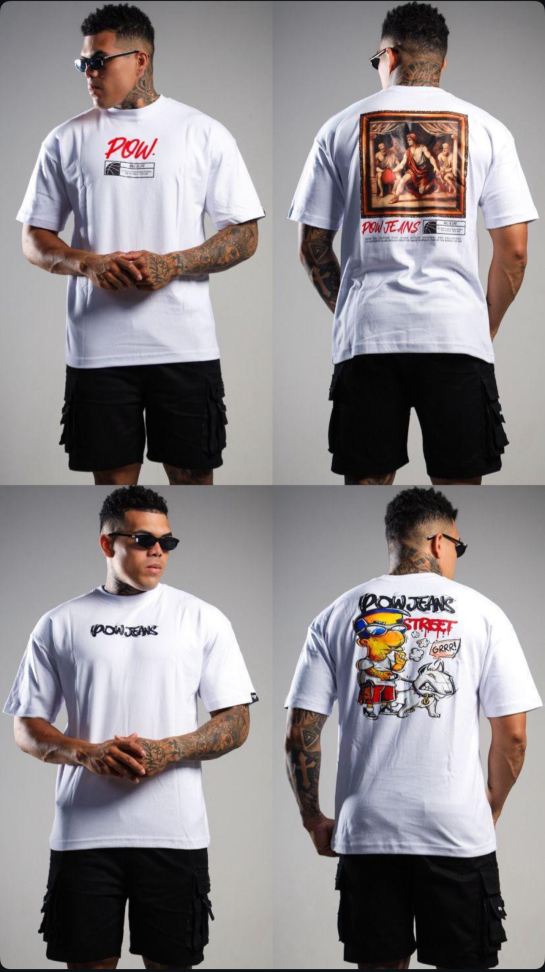 CAMISA FAZ O POW ESTAMPADA PREMIUM ( Tamanho P ao G ) - #6