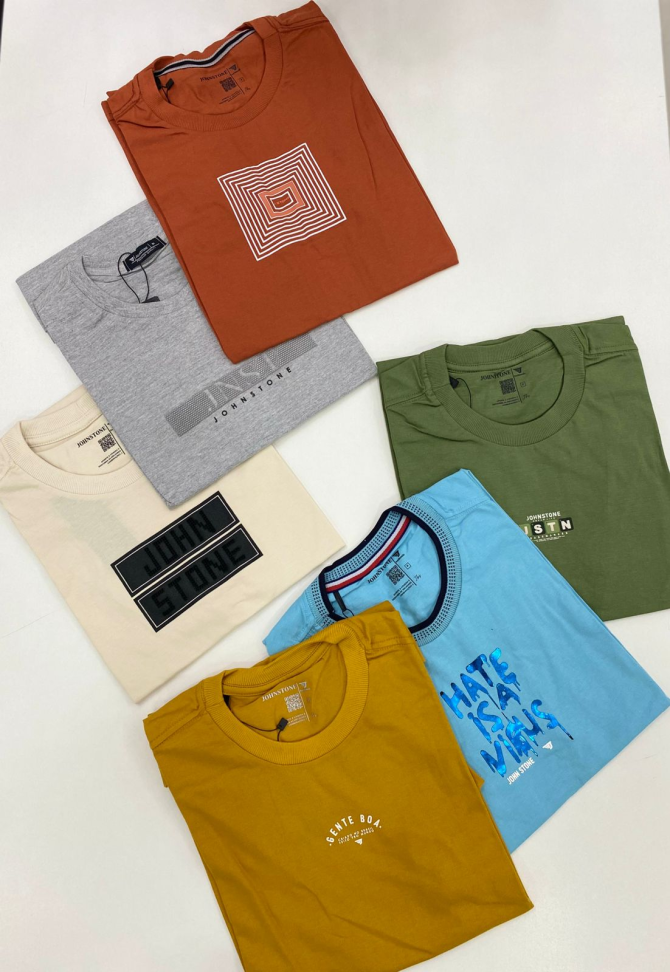 T-SHIRT JUVENIL MASCULINA - IDADE-10 AOS 16 ANOS