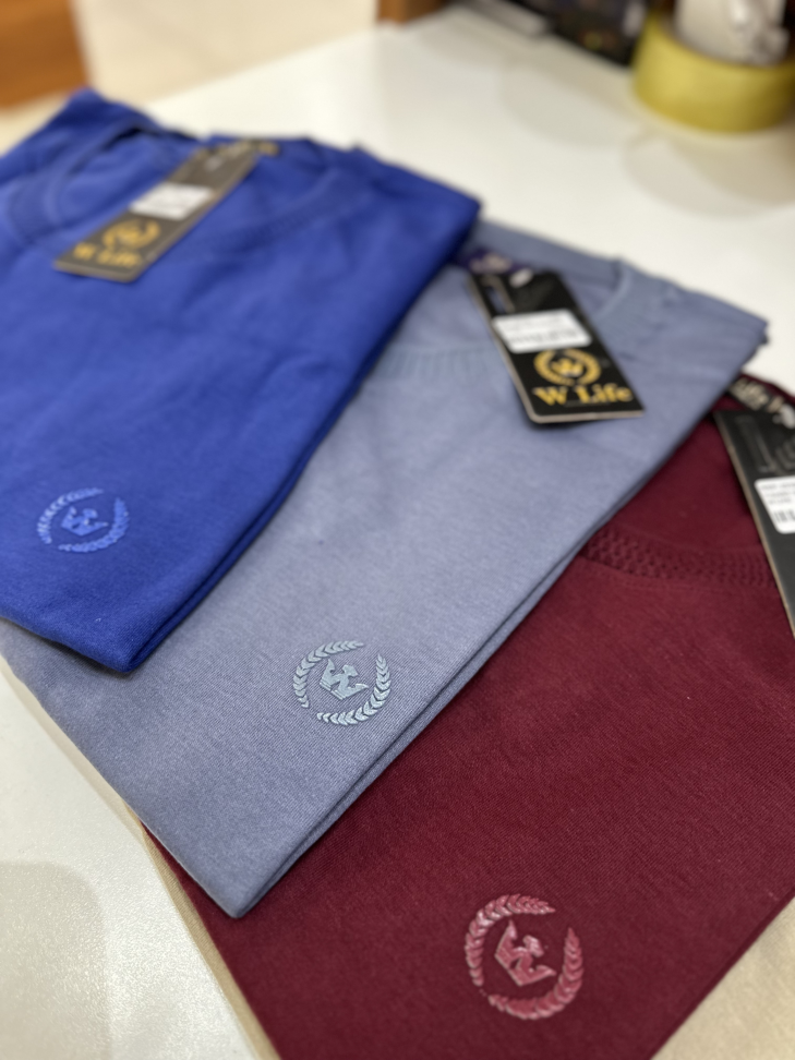 T-SHIRT TRIO PREMIUM COM PUNHO W LIFE - #3