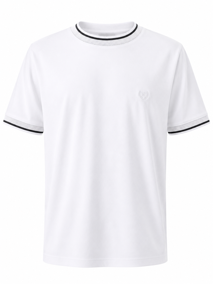 T-SHIRT SUEDINE COM PUNHO PREMIUM - #12