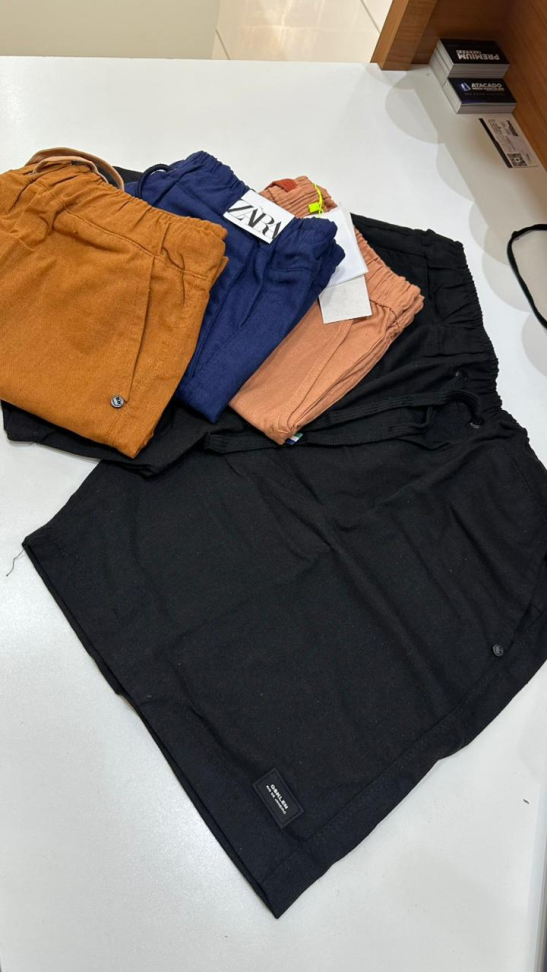 SHORT MAURICINHO LINHO PREMIUM  (tamanho P ao GG ) - #3