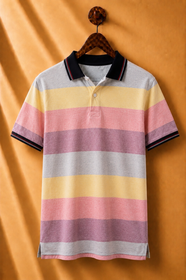 GOLA POLO PERUANA LISTRADA - #3