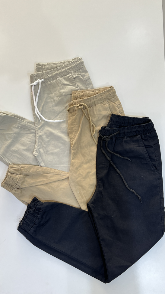 CALÇA JOGGER BRIM 1° LINHA TAMANHO:P AO GG