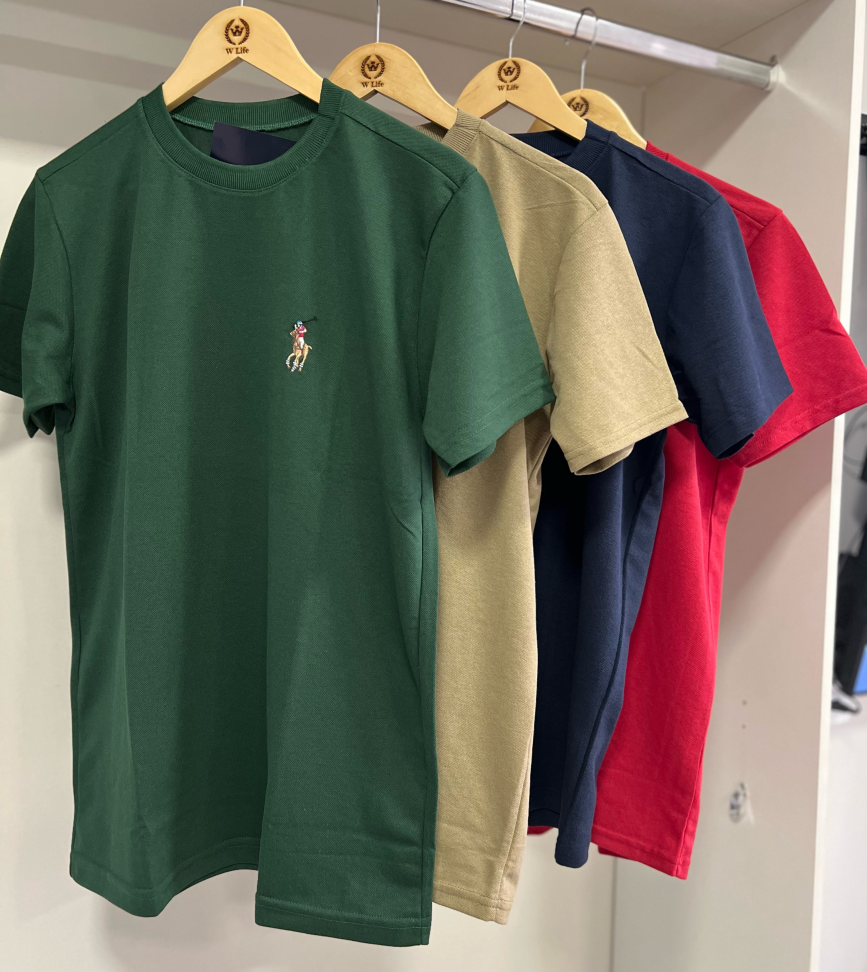T-SHIRT PIQUETE 1° LINHA  ( Tamanho M ao GG )