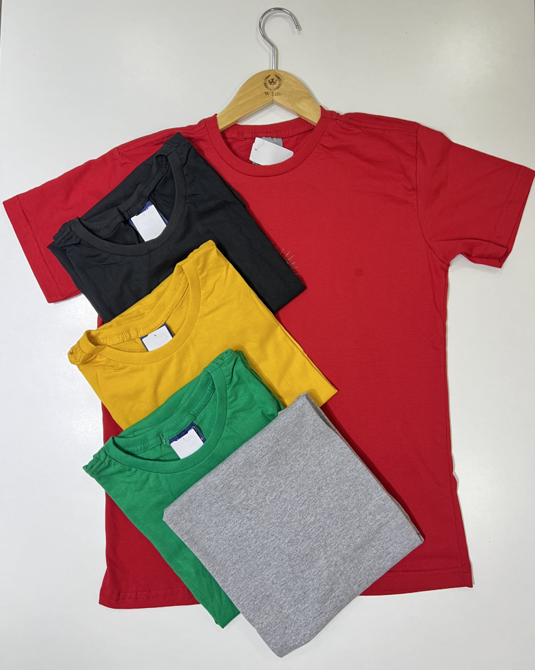 CAMISA BASICA FIO 30.1 MULTIMARCAS ( Tamanho P ao GG )
