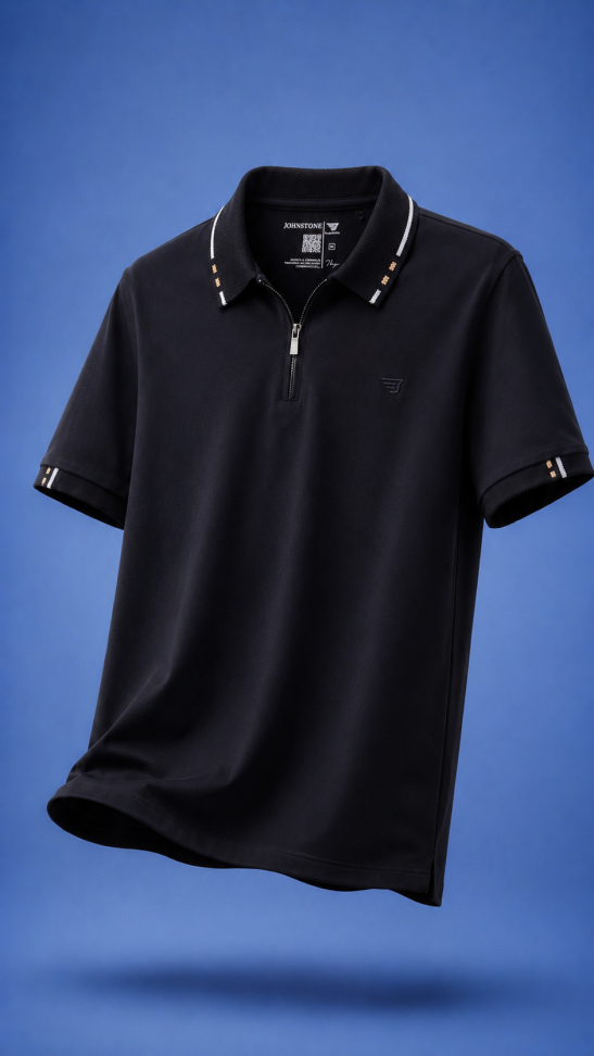 POLO COM ZIPER 100% ALGODÃO - #8