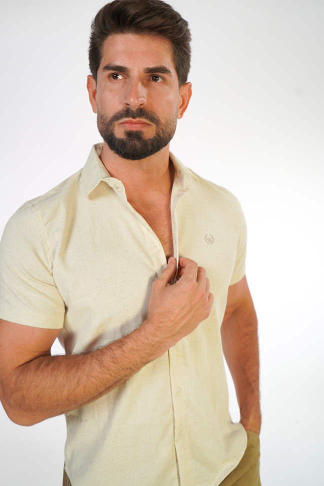 CAMISA BOTÃO ABERTA MANGA CURTA PREMIUM W LIFE - #3