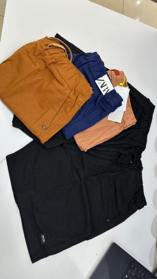 SHORT MAURICINHO LINHO PREMIUM  (tamanho P ao GG )
