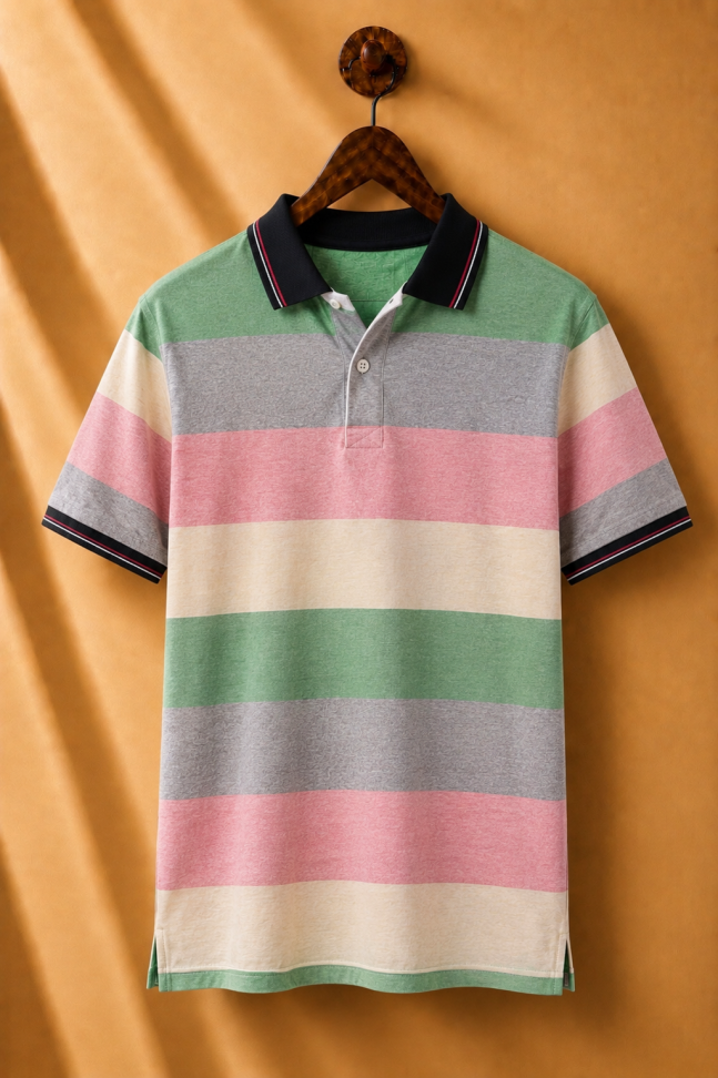 GOLA POLO PERUANA LISTRADA - #4