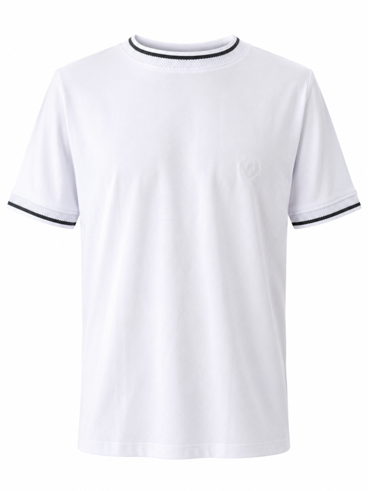 T-SHIRT SUEDINE COM PUNHO PREMIUM - #7