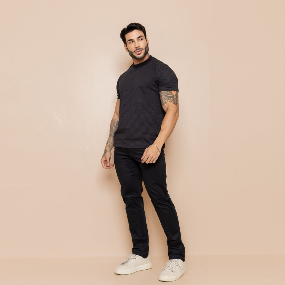 T-SHIRT TEXTURIZADAS PREMIUM ( Tamanho P ao GG )