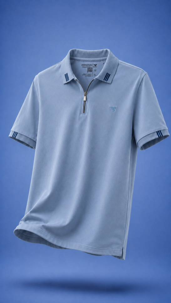 POLO COM ZIPER 100% ALGODÃO - #4