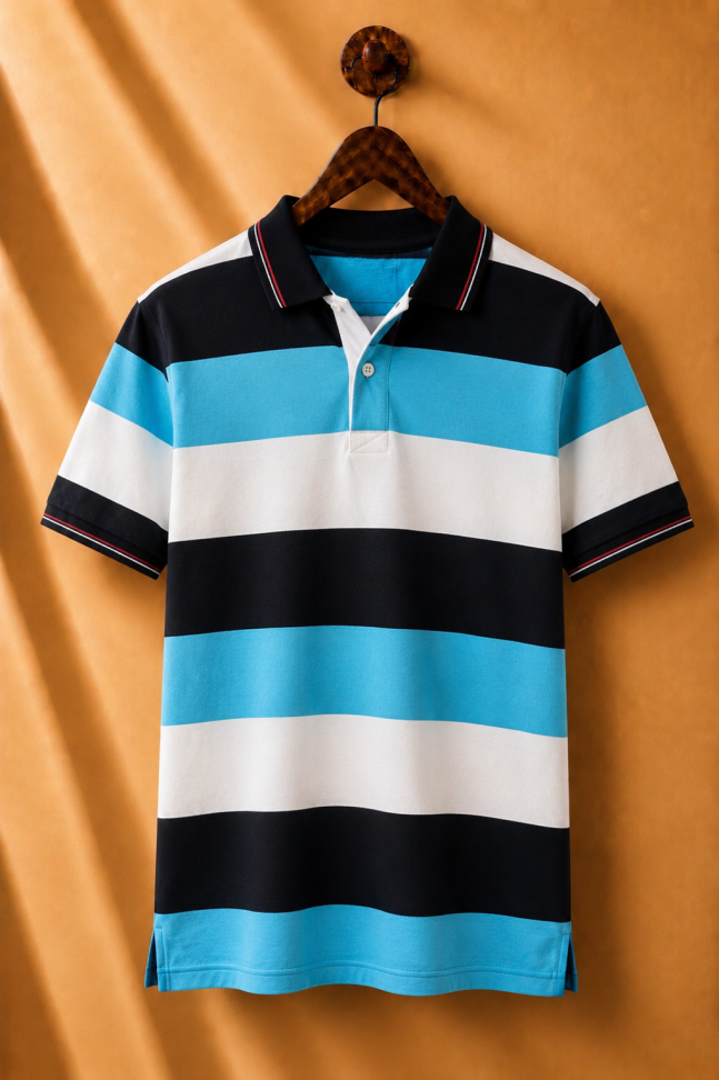 GOLA POLO PERUANA LISTRADA