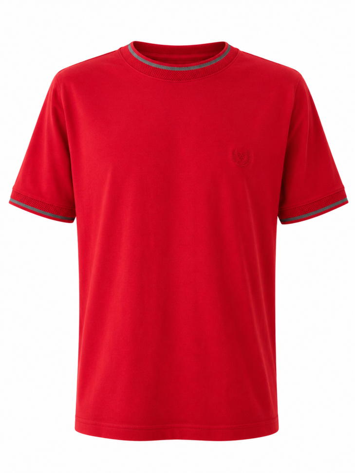 T-SHIRT SUEDINE COM PUNHO PREMIUM - #9