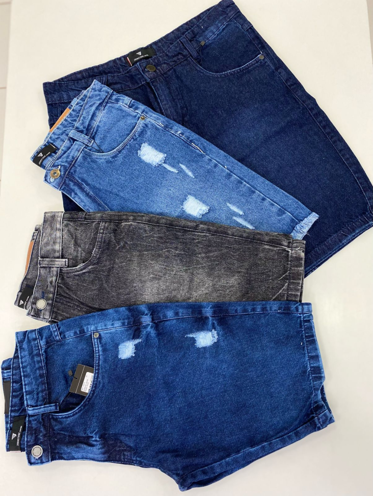 BERMUDA JEANS INTERMEDIARIA  (tamanho 38 ao 46 )