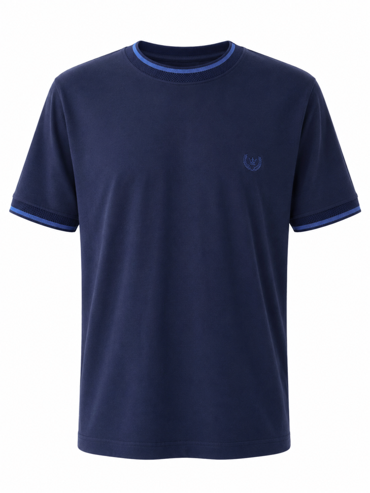 T-SHIRT SUEDINE COM PUNHO PREMIUM - #11