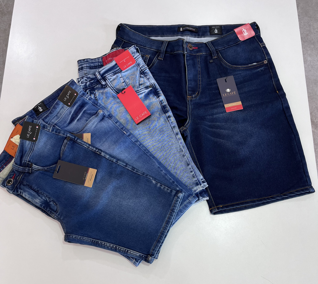 BERMUDA JEANS PREMIUM  TAMANHO:38 AO  46