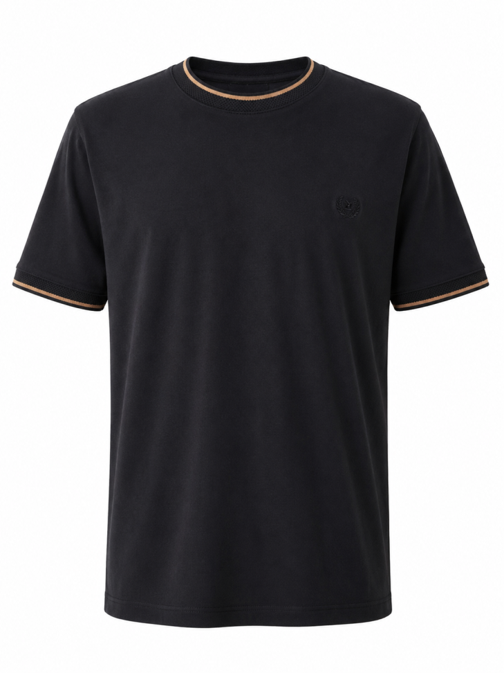 T-SHIRT SUEDINE COM PUNHO PREMIUM - #8