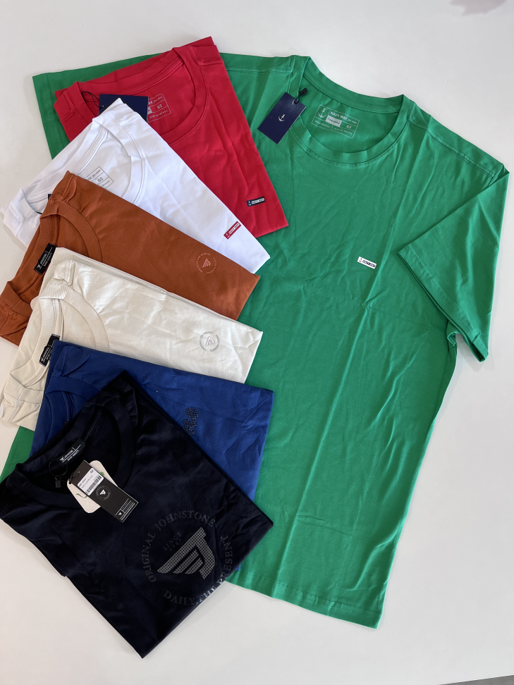 T-SHIRT BASICA PLUS SIZE (Tamanho:G1 AO G3 )