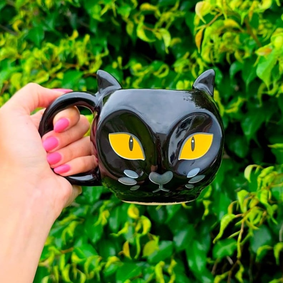 Caneca Gato Preto 300ml - #2