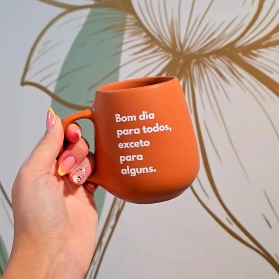 Caneca Bojuda 7 Frases Caramelo 260ml - #6