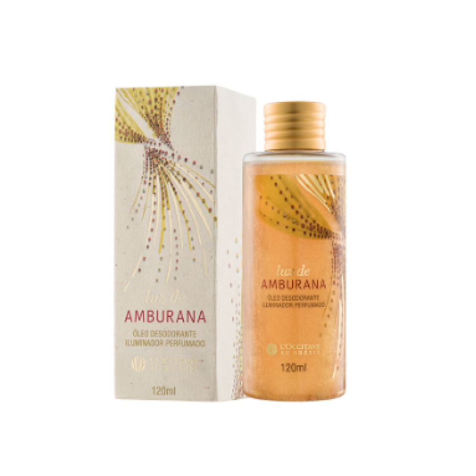 Óleo Desodorante Iluminador Perfumado Luz de Amburana 120ml