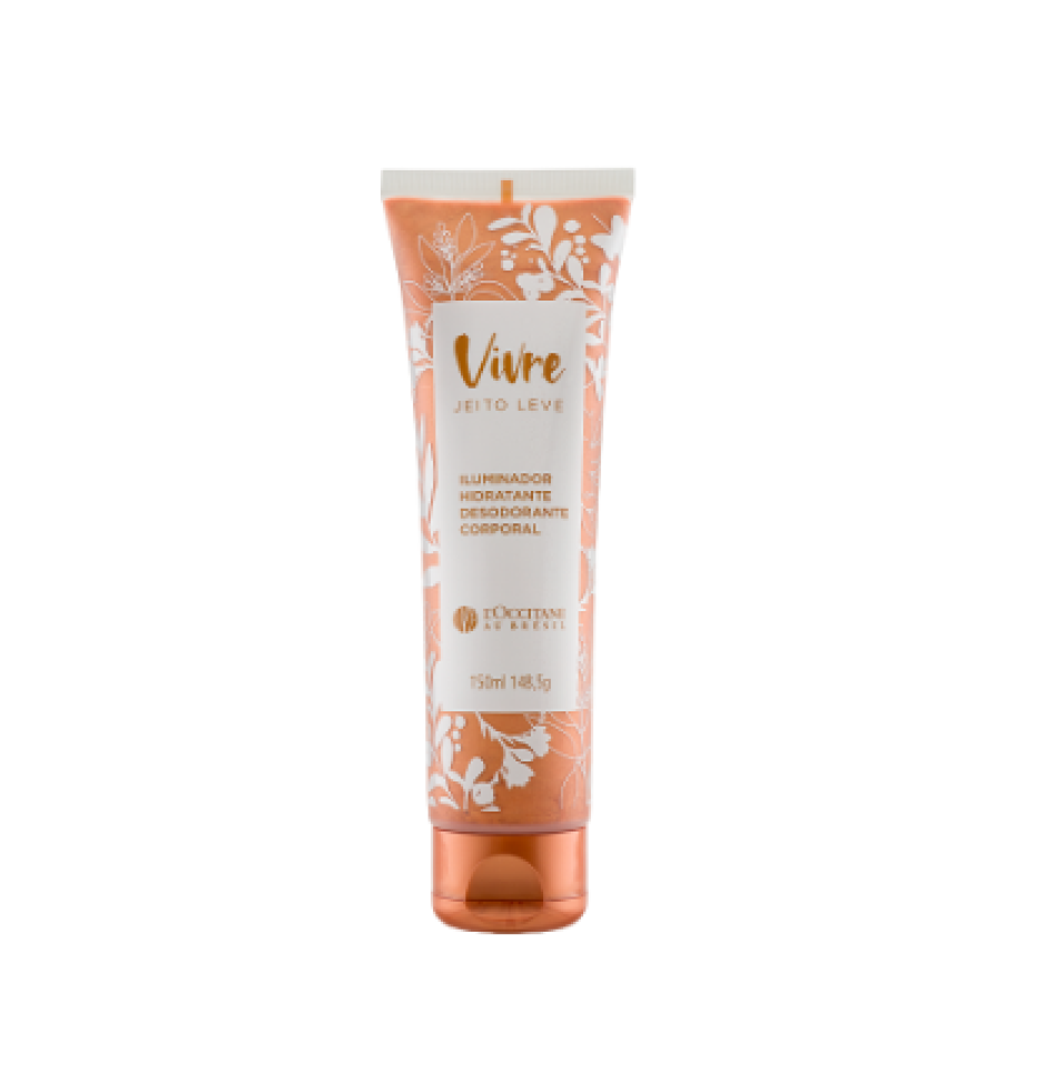 Iluminador Hidratante Desodorante Corporal Jeito Leve 150ml