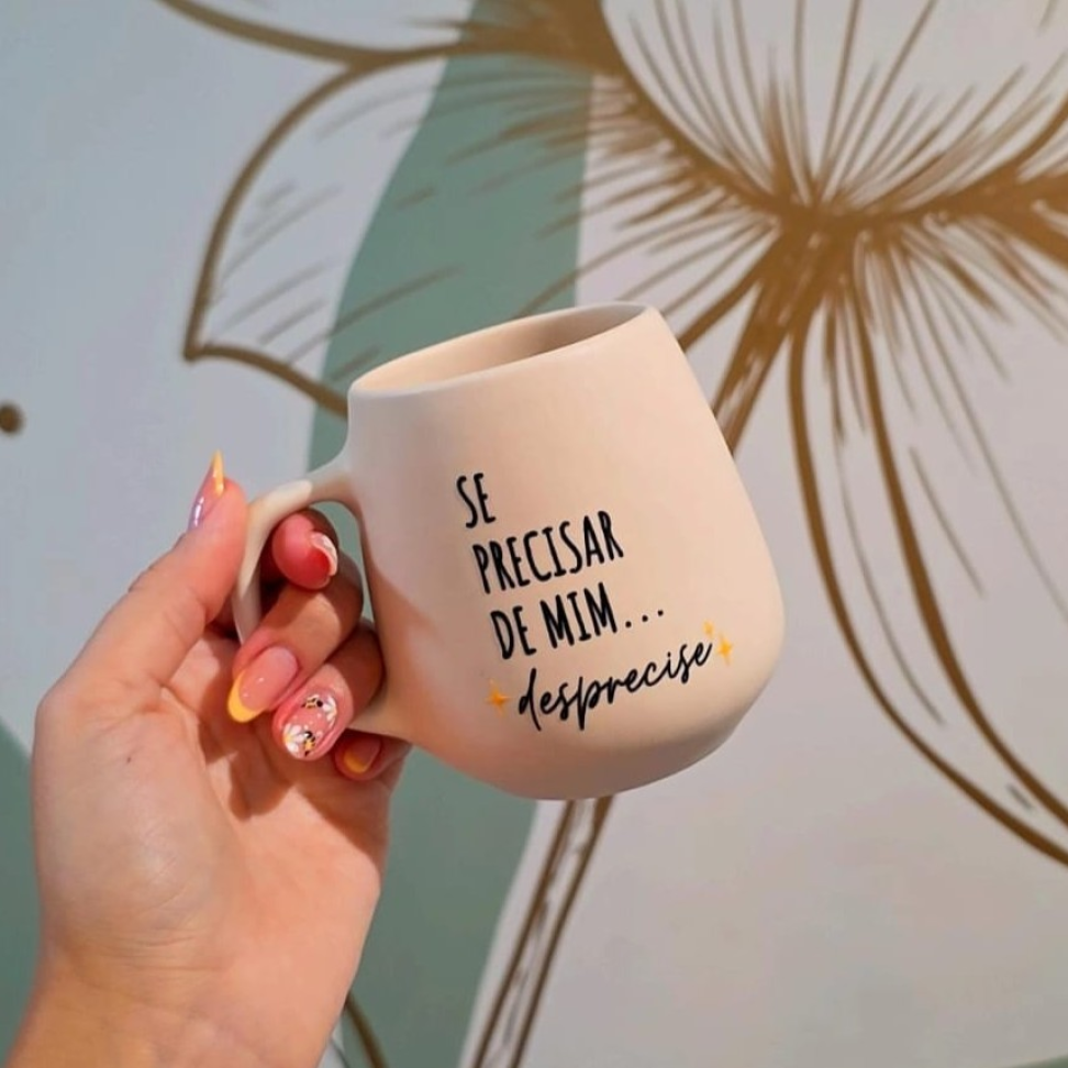 Caneca Bojuda 7 Frases Off White 260ml - #3