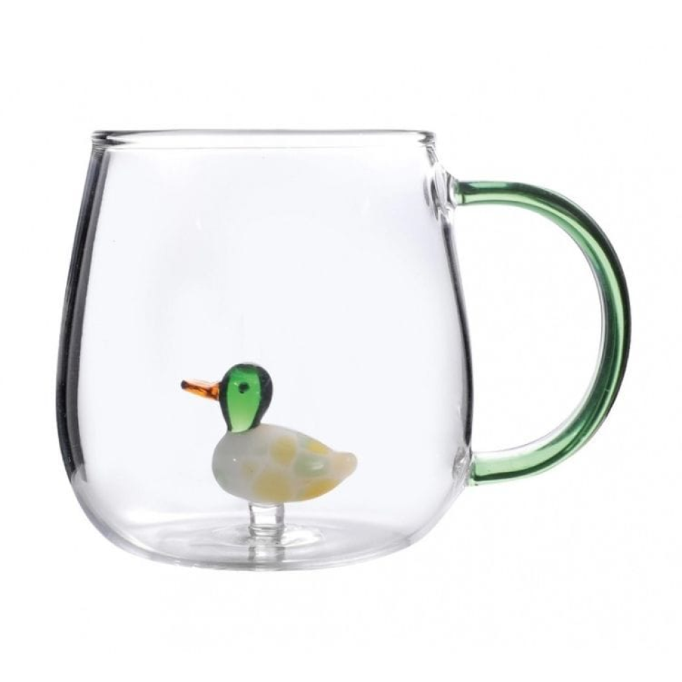 Caneca Pato Interno Vidro 400ml