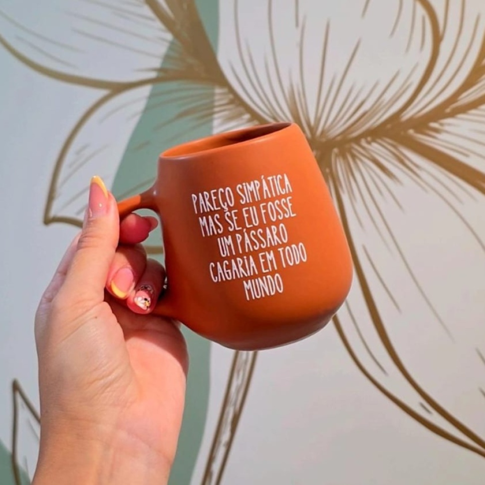 Caneca Bojuda 7 Frases Caramelo 260ml