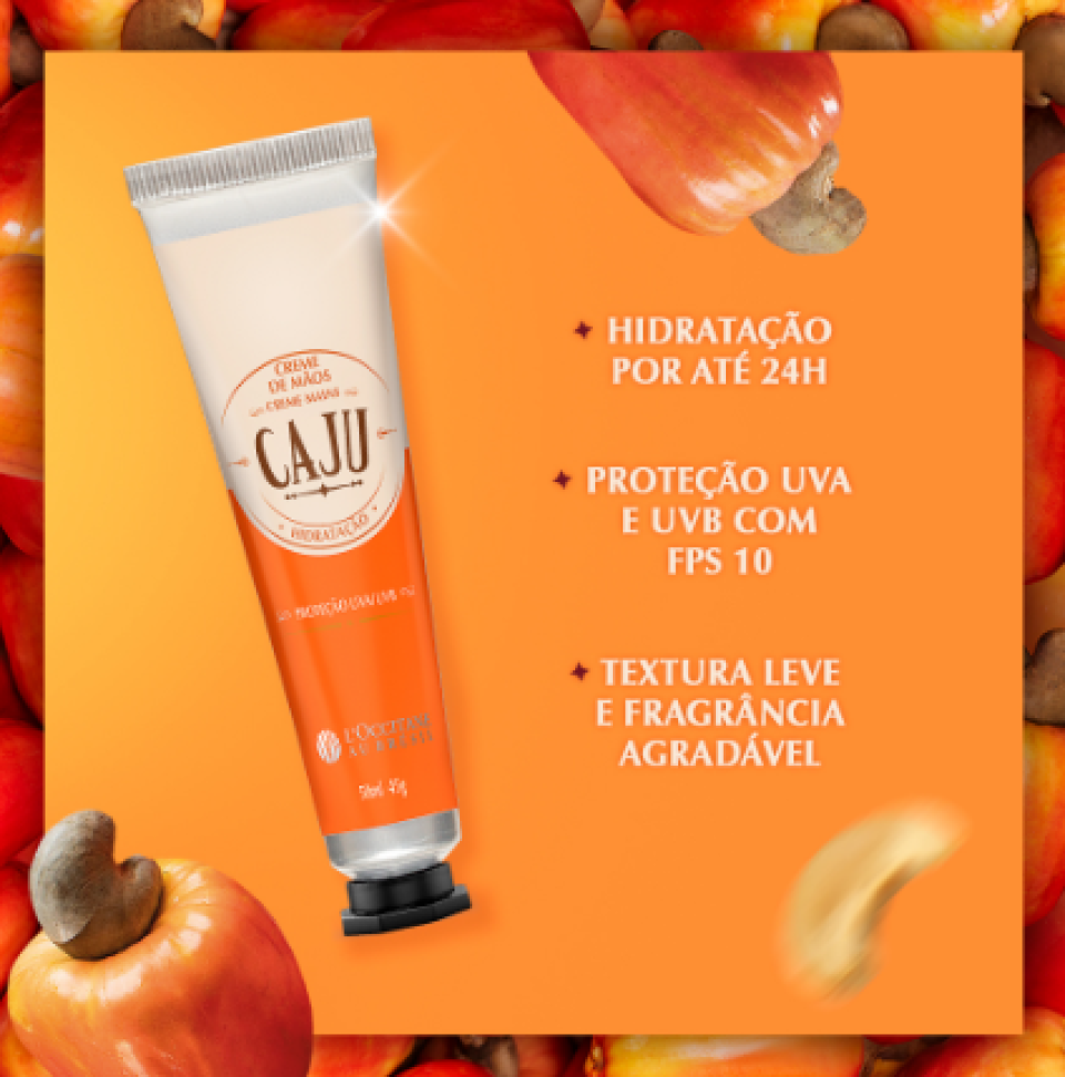 Creme de Mãos Caju 50ml