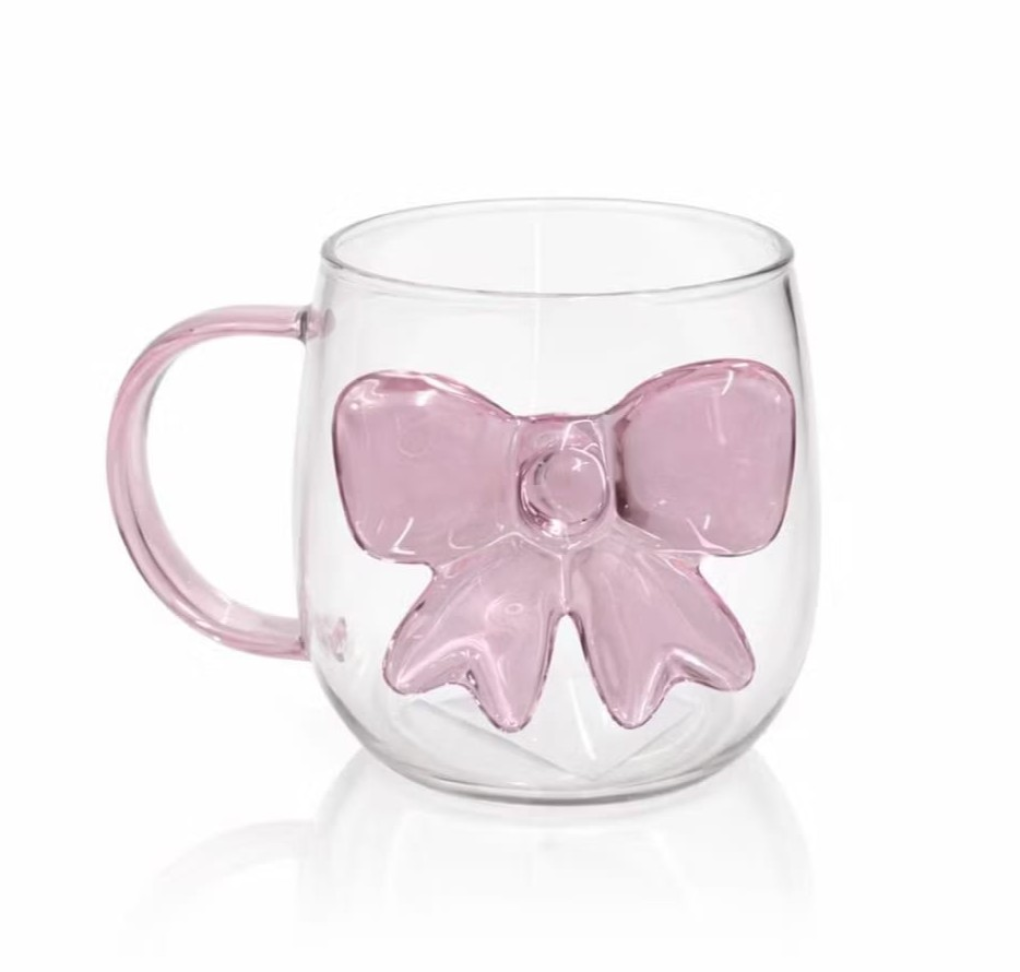 Caneca Laço Vidro 400ml
