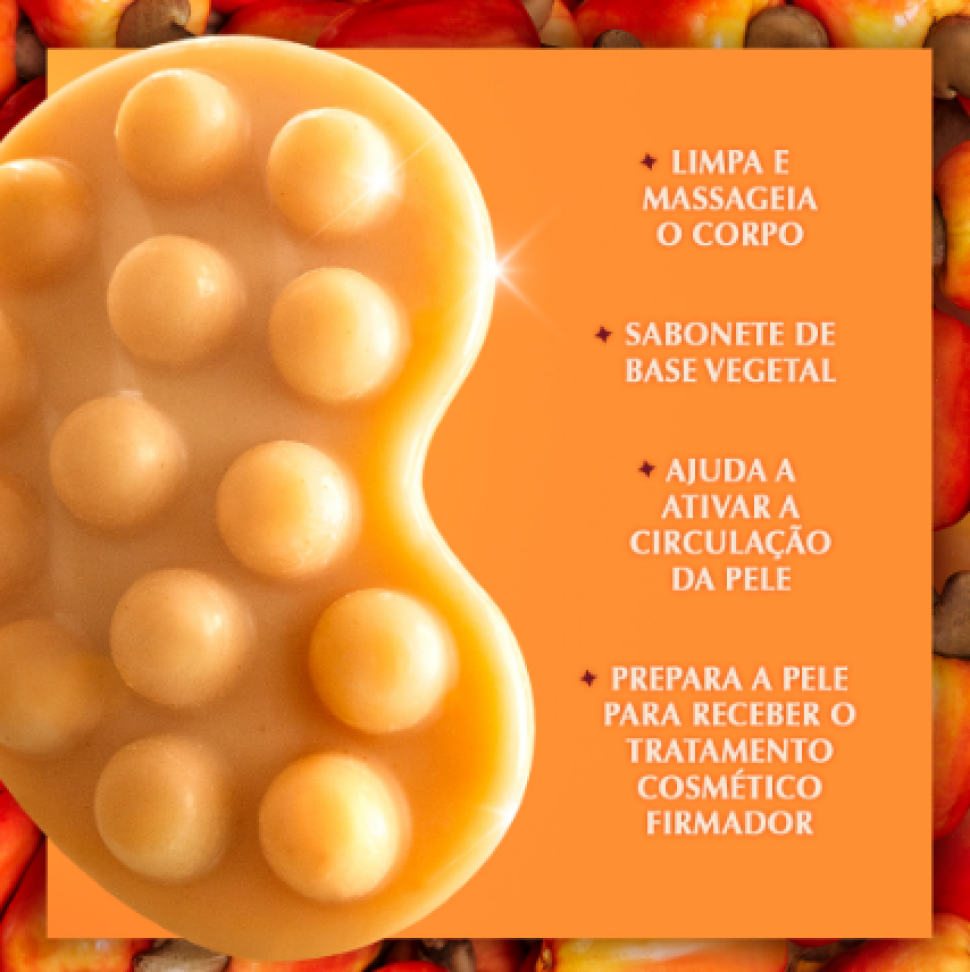 Sabonete Massageador Caju 90g