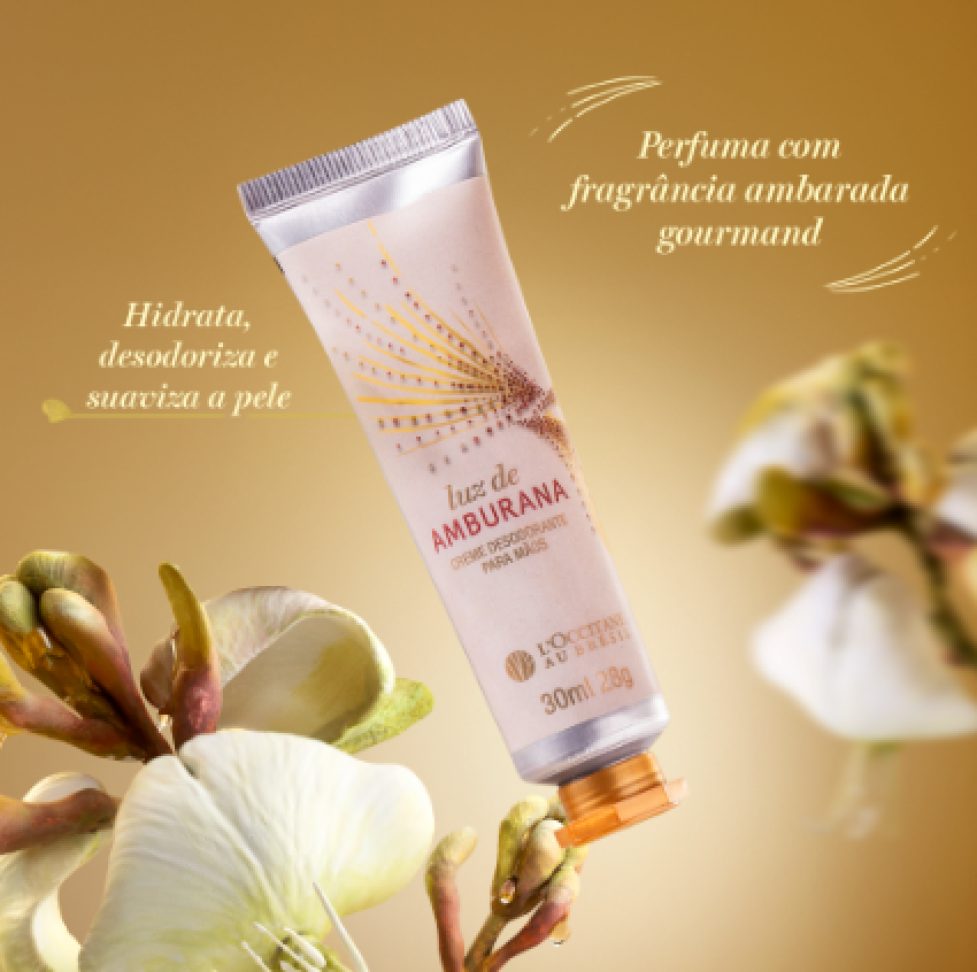 Creme desodorante para Mãos Luz de Amburana 30ml