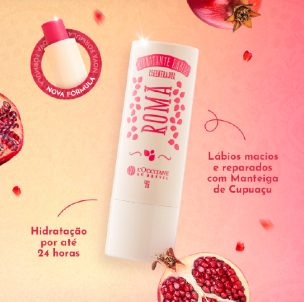Hidratante Labial Regenerador Romã 4g