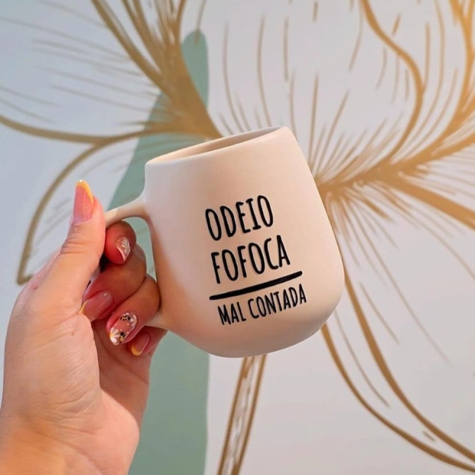 Caneca Bojuda 7 Frases Off White 260ml - #5