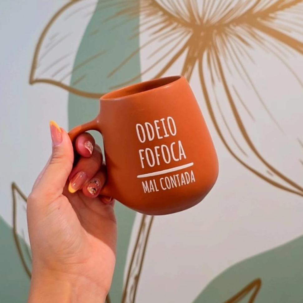 Caneca Bojuda 7 Frases Caramelo 260ml - #4