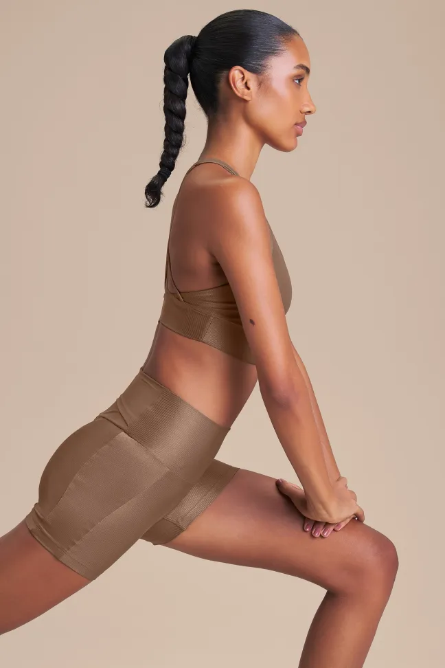 Shorts Fitness Feminino LIVE! Fit Allure® Adaptiv Mountain Grey
