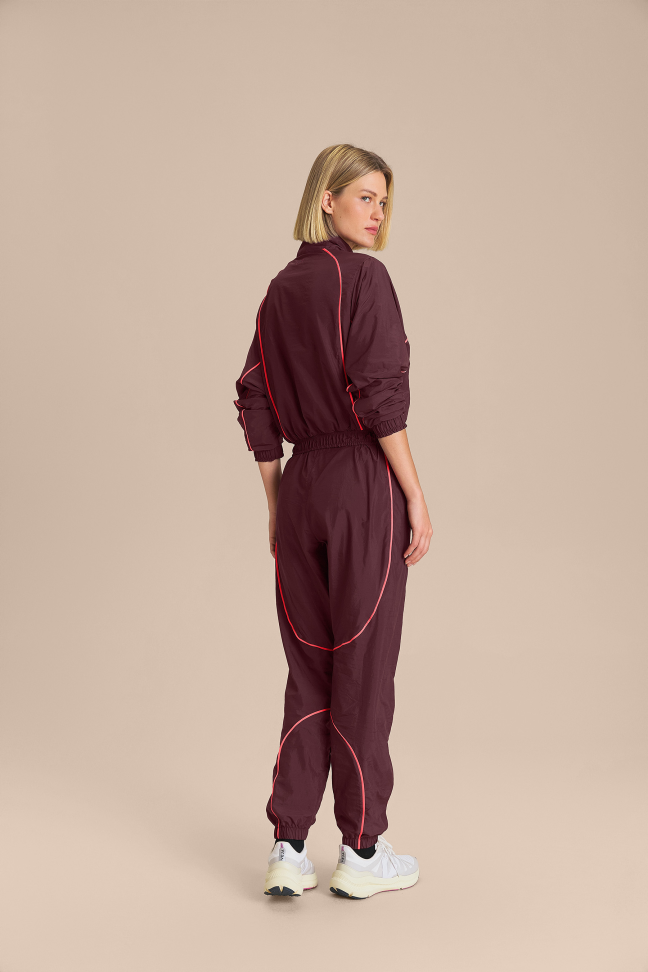 Jaqueta Nylon Net Aubergine LIVE! - #5