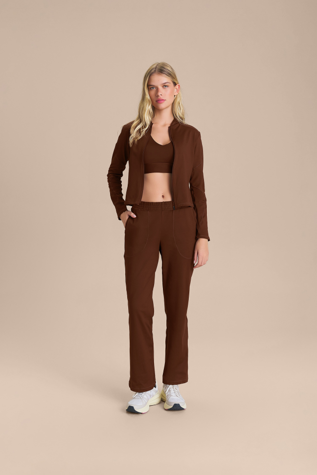 Calça Melt Fleece Chocolate Plum LIVE! - #3